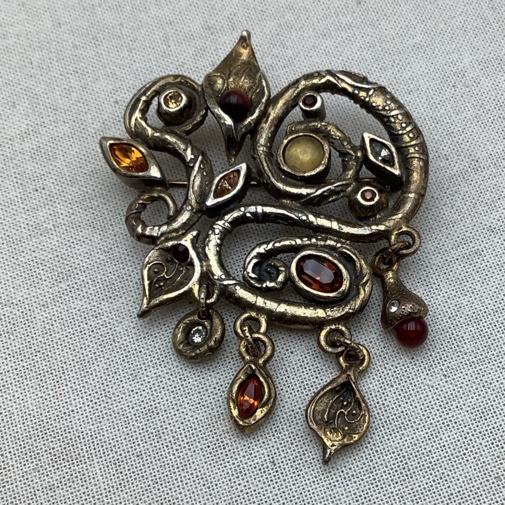 Vintage Patricia Locke of Chicago Modernist Brooch